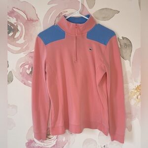 🐳Vineyard Vines Pink and Blue Shep Shirt Women’s Small EUC